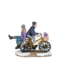 Travelling on bycicle l10xb3,5xh8 cm - Luville