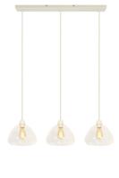 Light & Living 3-lichts hanglampBisho crème design 94cm - 2982143 Light & Living 3-lichts hanglampBisho crème design 94cm - 2982143