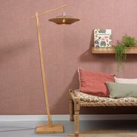 GOOD&MOJO Vloerlamp 'Bali' Bamboe, 176cm, kleur Naturel