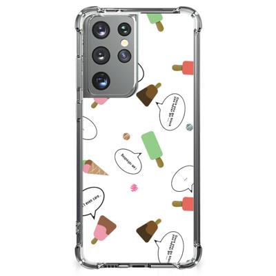 Samsung Galaxy S21 Ultra Beschermhoes IJsjes Samsung Galaxy S21 Ultra Beschermhoes IJsjes