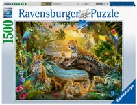 Ravensburger puzzel 1500 stukjes luipaarden in de jungle