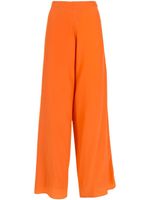 Amir Slama pantalon palazzo en soie - Orange - thumbnail