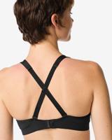 HEMA Niet voorgevormde bh met beugel zwart (zwart)