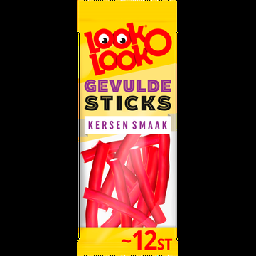LookOLook Gevulde Kersen Sticks 12 stuks bij Jumbo