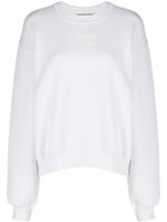 Alexander Wang sweat à logo imprimé - Blanc