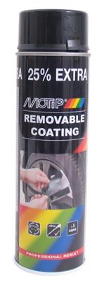 Sprayplast Motip - glanzend zwart (spuitbus á 500 ml)
