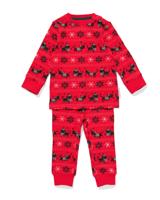HEMA Takkie en Siepie babypyjama wafel rood (rood)