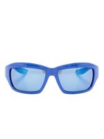 Dolce & Gabbana Eyewear lunettes de soleil Re-Edition à monture rectangulaire - Bleu