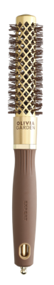 Olivia Garden Expert Blowout Shine Borstel Wavy Bristles Gold&Brown Brush Ø20mm Olivia Garden Expert Blowout Shine Borstel Wavy Bristles Gold&Brown Brush Ø20mm