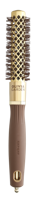 Olivia Garden Expert Blowout Shine Borstel Wavy Bristles Gold&Brown Brush Ø20mm