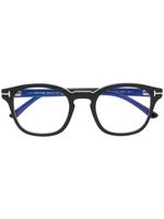 TOM FORD Eyewear lunettes de vue à clip solaire - Noir - thumbnail