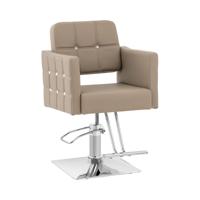 Salonstoel met voetensteun - zithoogte 49 - 63 cm - 150 kg - lichtgrijs