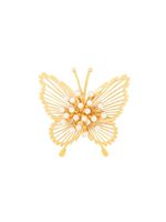 Susan Caplan Vintage broche papillon - Or - thumbnail