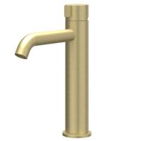 IVY Tribe Wastafelmengkraan - opbouw - middelhoog - coldstart - RVS316 - geborsteld mat goud PVD 6100412