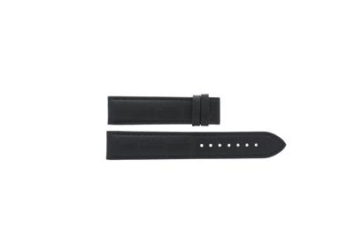 Horlogeband Tissot T055.417.A PRC 200 / T610032709 Croco leder Zwart 19mm