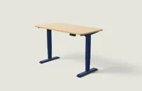Desktronic HomePro bureau Diepblauw / Eiken / 140x70 cm