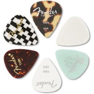 Fender 351 Material Medley Thin (set van 6 plectrums)