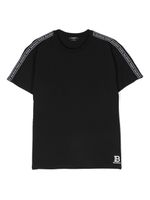 Balmain Kids t-shirt en coton à logo imprimé - Noir - thumbnail