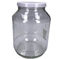 Luchtdichte weckpot transparant glas 1700 ml   -