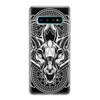 Oh Deer: Samsung Galaxy S10 Plus Transparant Hoesje