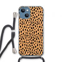 Panter: iPhone 13 mini Transparant Hoesje met koord