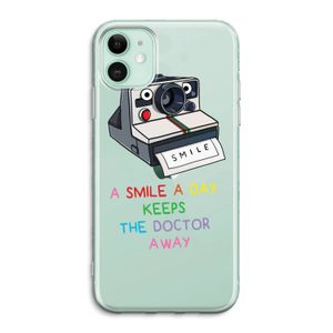 Smile: iPhone 11 Transparant Hoesje
