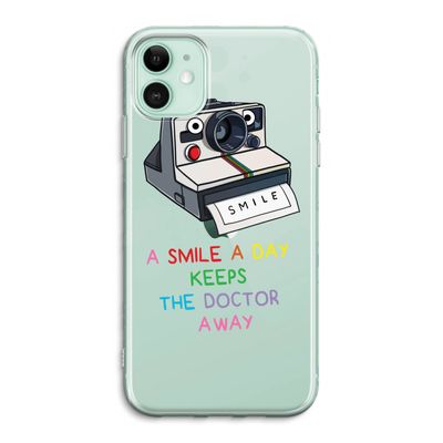 Smile: iPhone 11 Transparant Hoesje