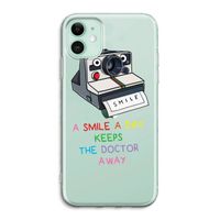 Smile: iPhone 11 Transparant Hoesje Smile: iPhone 11 Transparant Hoesje