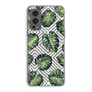 Geometrische jungle: OnePlus Nord 2 5G Transparant Hoesje