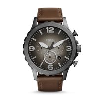 Horlogeband Fossil JR1424 / 134xxxx / 25xxxx Leder Bruin 24mm - thumbnail