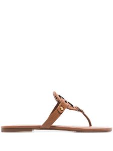 Tory Burch sandales Miller en cuir - Marron