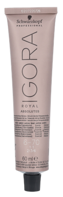 Schwarzkopf - Igora Absolutes Permanent Color Creme 6-70 Blond foncé cuivré naturel 60 ml