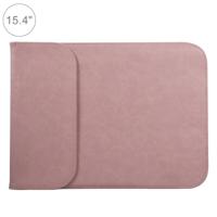 15 4 inch PU + nylon laptop tas Case Sleeve notebook draagtas voor MacBook Samsung Xiaomi Lenovo Sony DELL ASUS HP (roze)