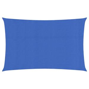 Zonnezeil 160 g/m rechthoekig 4x7 m HDPE blauw