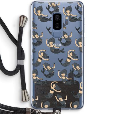 Zeemeermin: Samsung Galaxy S9 Plus Transparant Hoesje met koord