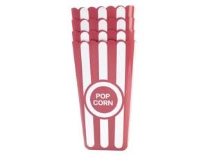 LIVARNO home Popcorn- en drinkbeker (popcorn bak set van 4 klein)