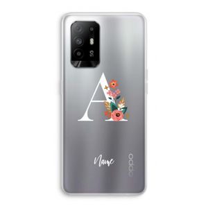 Pink Bouquet: Oppo A94 5G Transparant Hoesje