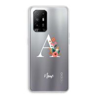 Pink Bouquet: Oppo A94 5G Transparant Hoesje