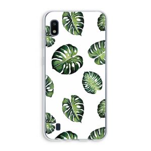 Tropische bladeren: Samsung Galaxy A10 Transparant Hoesje