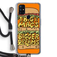 Big Macs Bigger Dreams: OnePlus Nord N10 5G Transparant Hoesje met koord