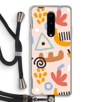Abstract: OnePlus 8 Transparant Hoesje met koord