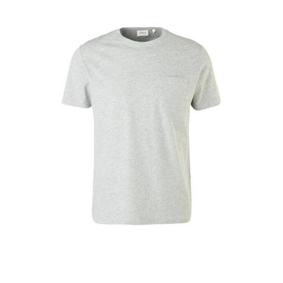 s.Oliver gemêleerd T-shirt grijs s.Oliver gemêleerd T-shirt grijs