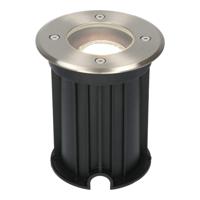 Maisy LED Grondspot Rond - Dimbaar - GU10 - 4000K neutraal wit - 5 Watt 400 lumen - Rond - Ø12cm - Tuinspot - Oprit - RVS - IP67 waterdicht