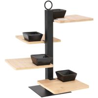 4-laagse etagere - bamboe - 37 cm - Etageres - thumbnail