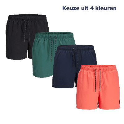 Jack & Jones Zwembroek JPSTMAUI Solid AKM Hot Coral-S