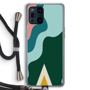 Noor B: Oppo Find X3 Transparant Hoesje met koord