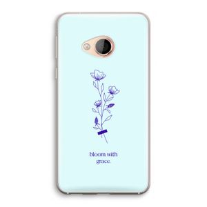 Bloom with grace: HTC U Play Transparant Hoesje