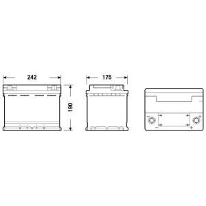 Exide Accu EK600