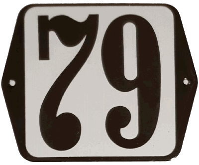 Huisnummer standaard nummer 79 - Warentuin mix