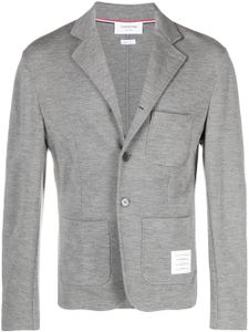 Thom Browne blazer à simple boutonnage - Gris